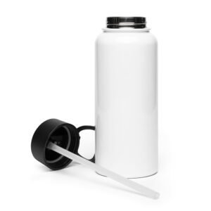 Asena Stainless steel water bottle with a straw lid