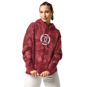 Asena X Champion tie-dye hoodie